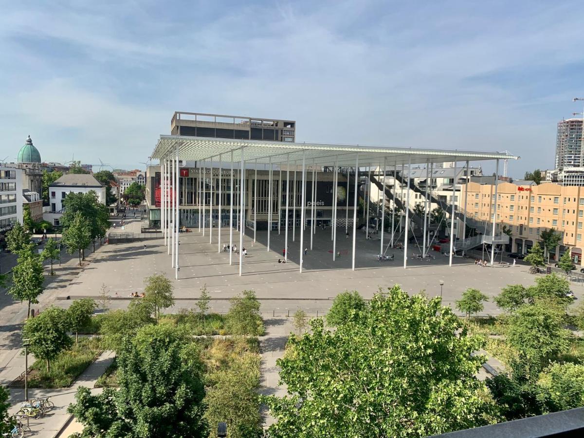 Theatersquare Apt Terrace Cityview Antwerpen Exteriör bild